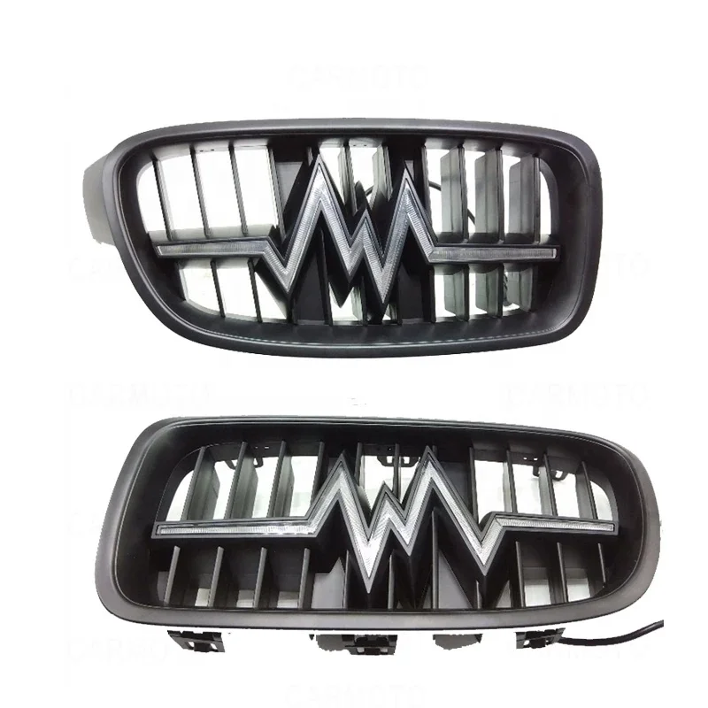 

For BMW 3 Series 2014-18 E46 E90 F30 F34 F35 E92 E93 F80 Led Illuminated Front Bumper Grille light Turn to streamer car styling