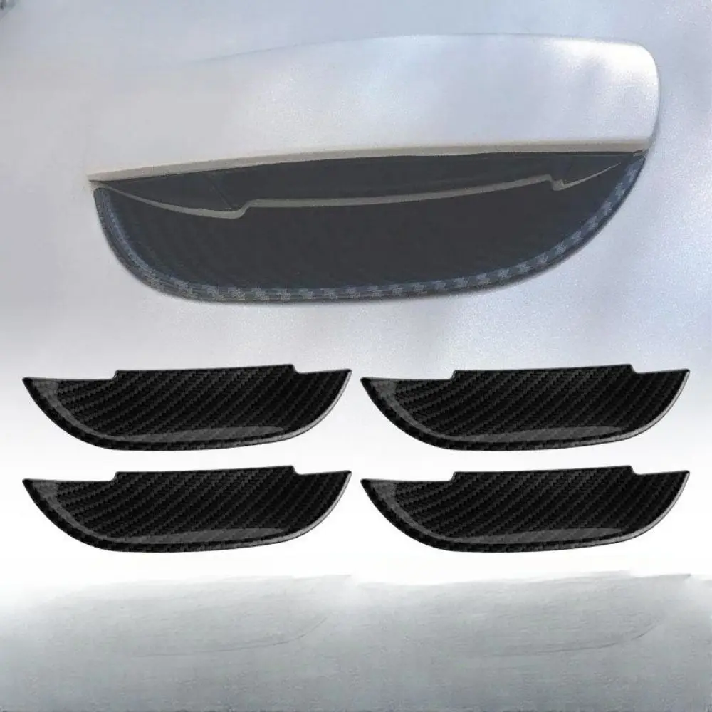 

Suitable for Auto modification accessories for 15-22 Dodge Challenger carbon print door handle bowl trim 4-piece pack