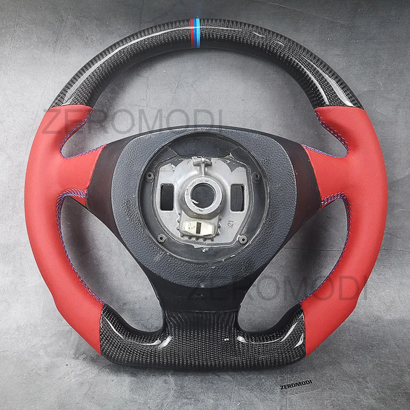 Carbon Fiber Steering Wheel For BMW E60 M5 04-10 07 06 Leather Car Steering Wheel Accessories