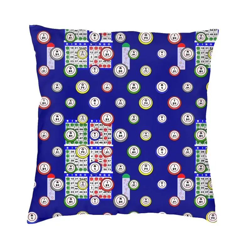 Luxury Best Play Bingo Game For Bingo Players Sofa Cushion Cover Velvet Pillow Case Living Room Decoration Pillowcase