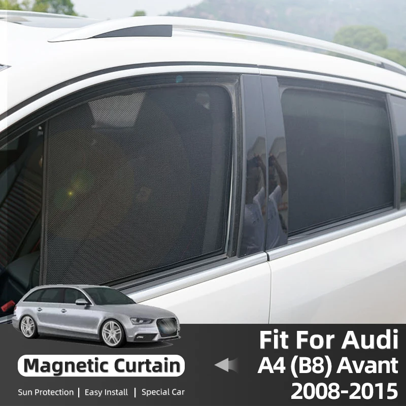 For Audi A4 B8 Avant Travel 2008-2016 Car Sunshade Shield Front Windshield Curtain Window UV Protection Sun Shade Visor blinds