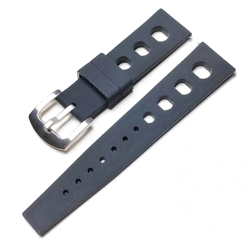 QUICK RELEASE สายนาฬิกา 20 มม.22 มม.หนาซิลิโคน Universal Breathable กันน้ําเหงื่อสร้อยข้อมือ