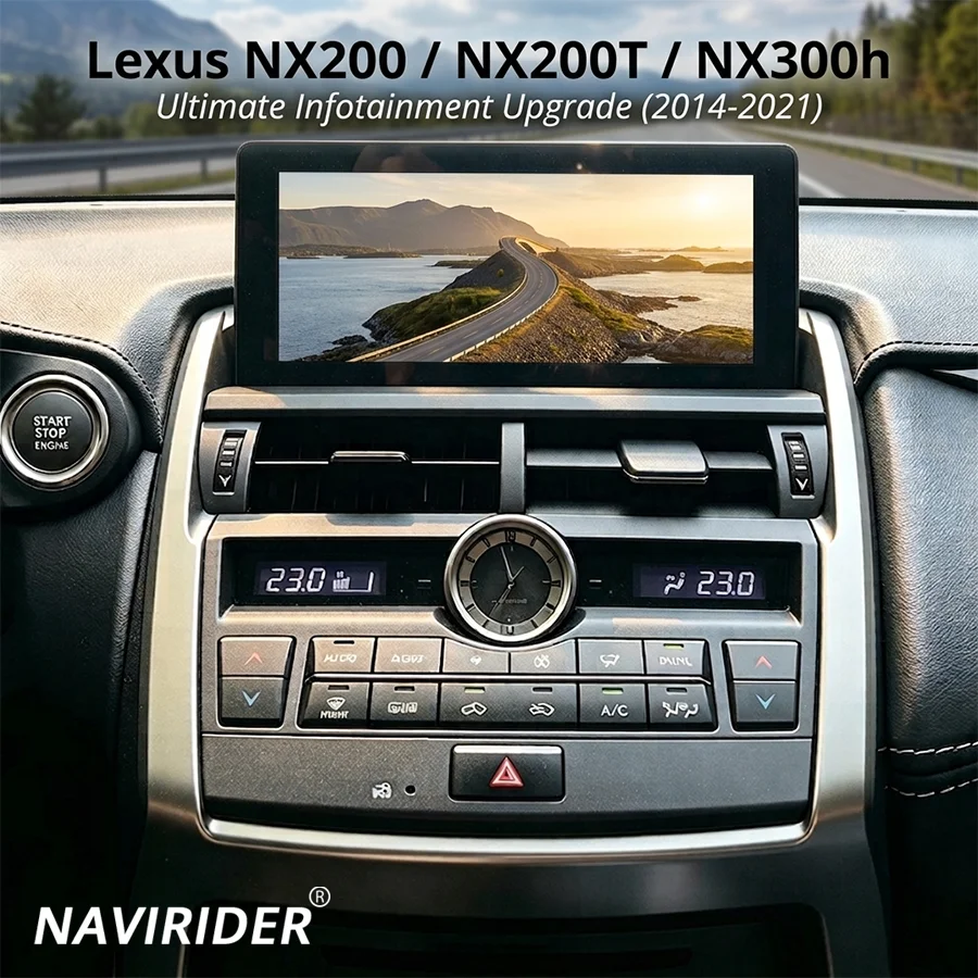 S LHD RHD Auto Radio DSP For Lexus NX NX200 NX200T NX300h 2014-2021 Android 15 CarPlay 4G Multimedia Navigation GPS Head Unit