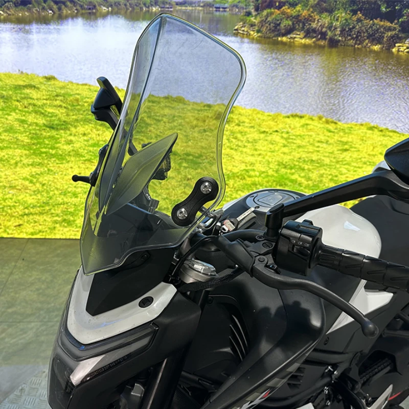 

For Motorcycle CFMOTO 450 NK 250 NK Windscreen Windshield Wind Screen with Mounting Bracket FrontGlass for CFMOTO 450NK 250NK