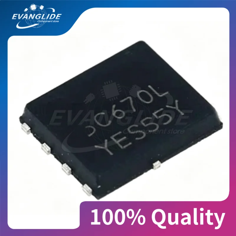 20 PCS/LOT BRAND NEW NTMFS5C670NLT1G  DFN-5 mark 5C670L MOS