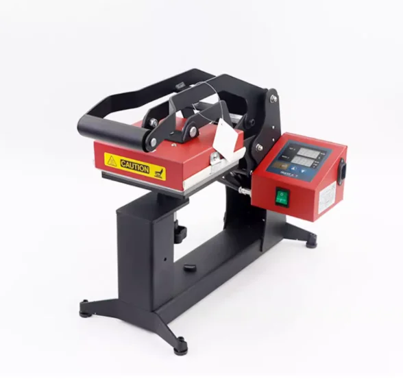 Semi-Automatic Heat Press Machine for Garment Sublimation Logo Print Manual Driven 220V/110V