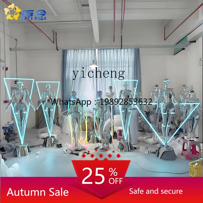 

Cartoon sculpture portrait electroplated fiberglass hollow mountain foundation large decoration
