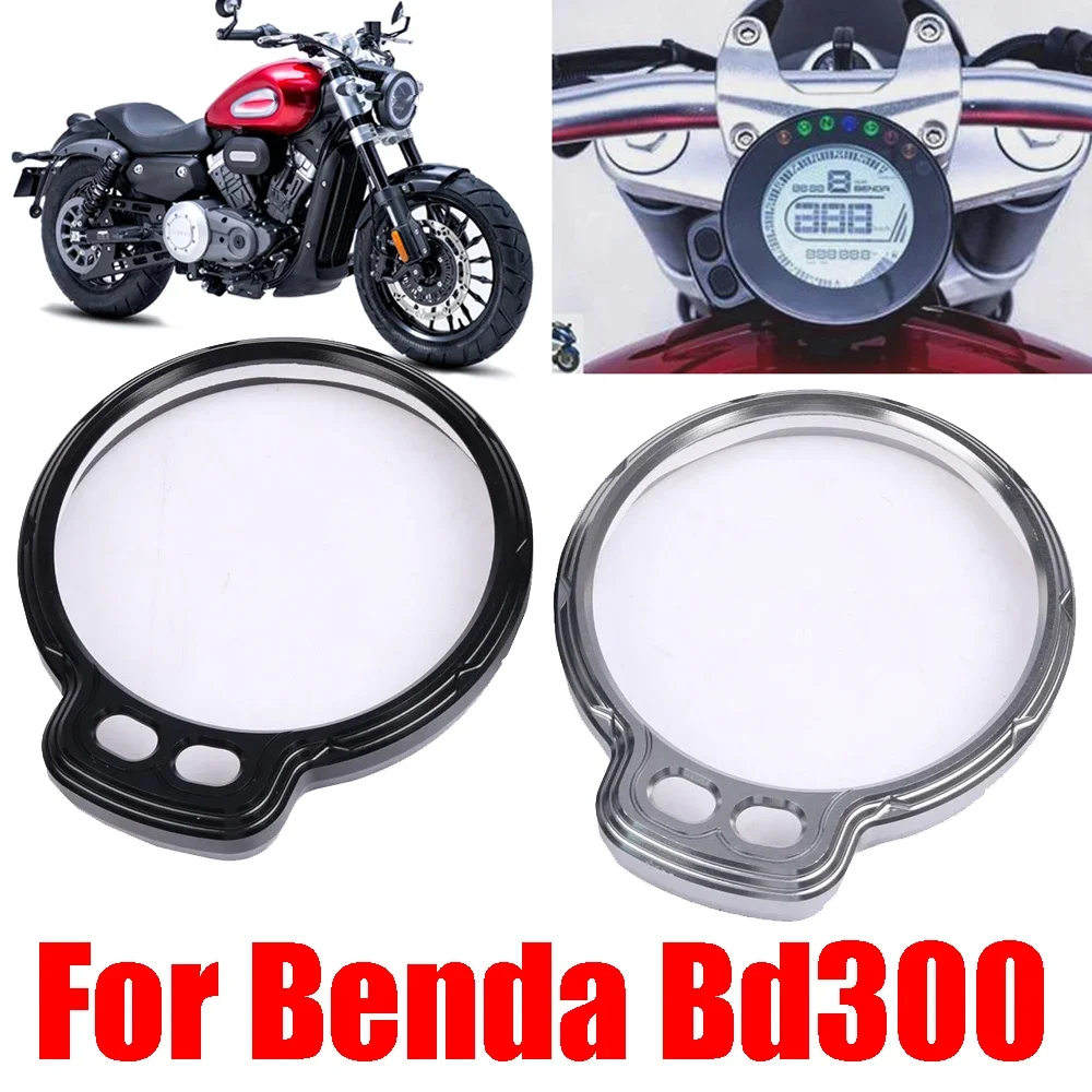 

Motorcycle Accessories Speedometer Trim Ring Instrument Cover Gauge Panel Meter Cover Protective Code for Benda Bd300 Bd 300 15