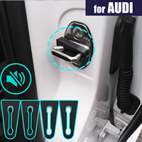 Door Lock Buffer Damper Deadener For Audi A3 A4 A6 A8 Q3 Q5 Q7 Q7 Car Interior Soundproof Insulation Quiet Deaf Seal Stopper
