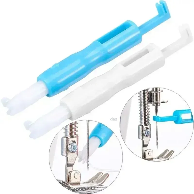 1pc Threader Sewing Tools Accessory White Automatic Sewing Machine Needle Device Needle Changer Lead Wire Threader Tool