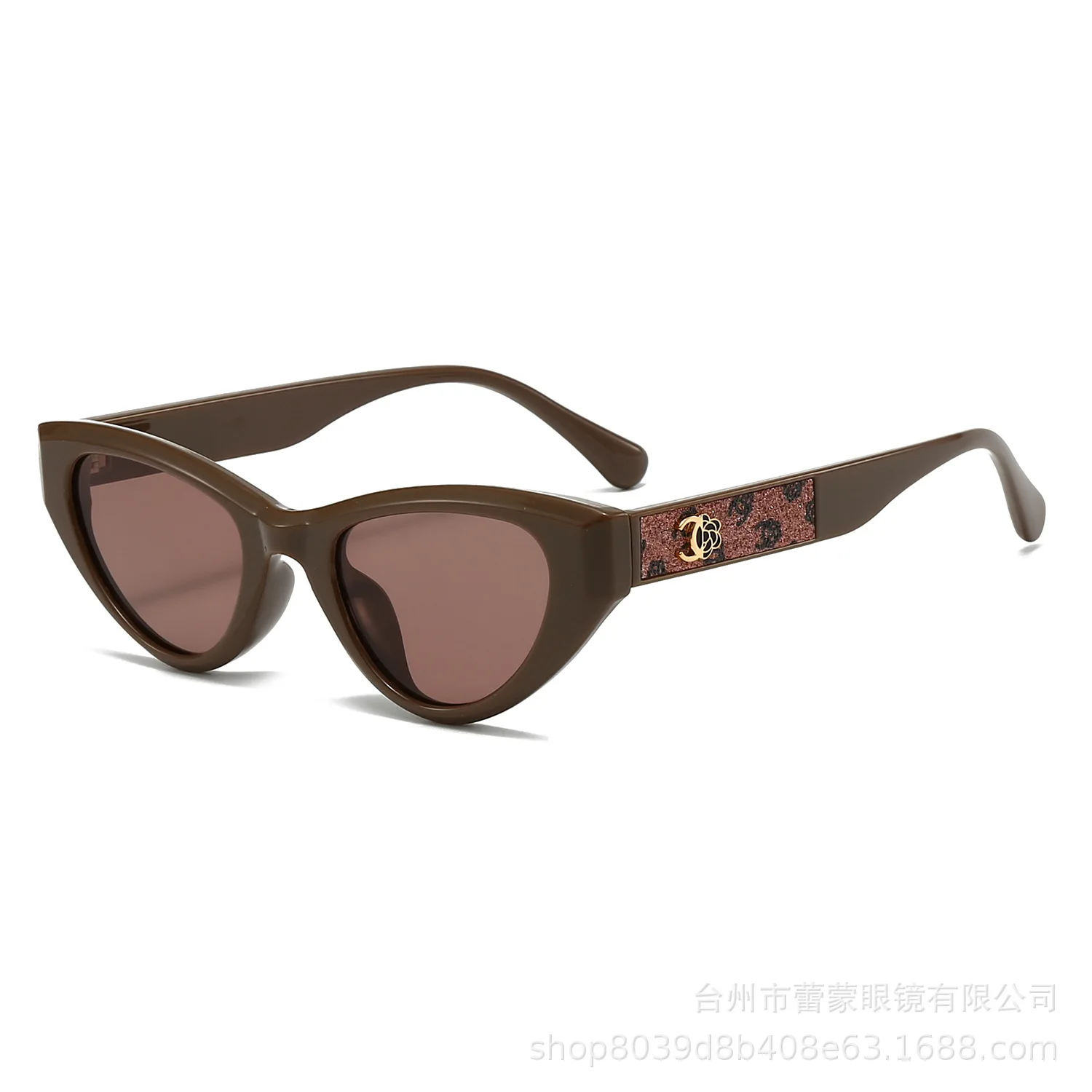 

New Small Frame Cat Eye Polarized Sunglasses, Outdoor Street Photography Driving Trend UV-proof Sunglasses Fashionable Wear