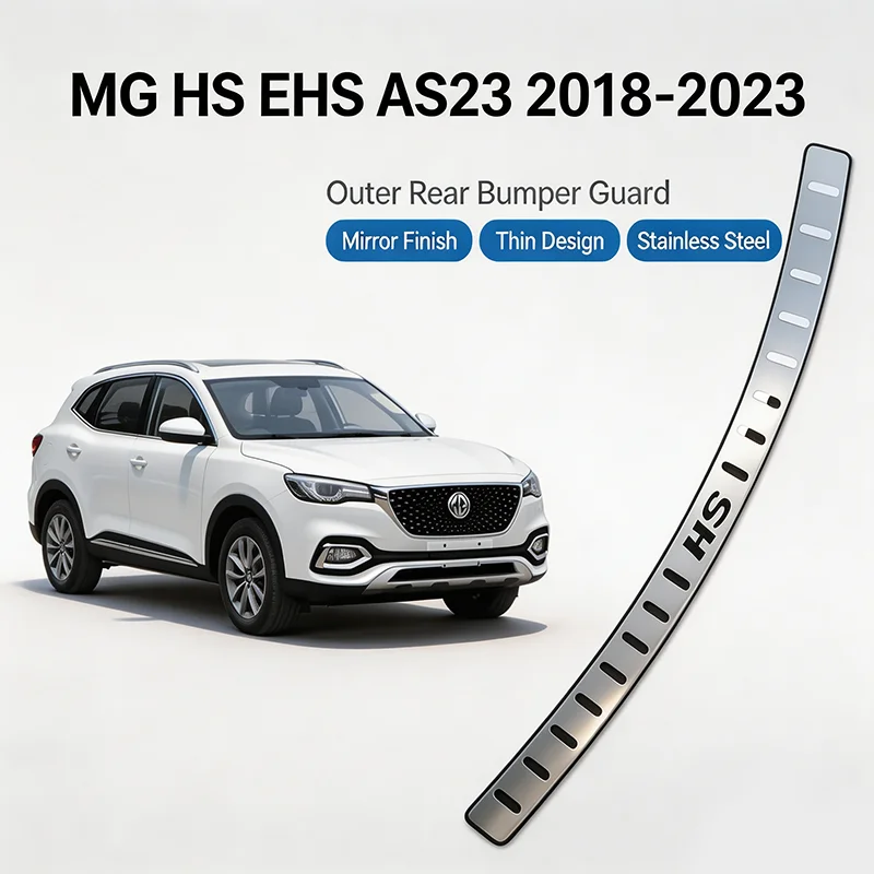Rear Bumper Sill Plate Cover For MG HS EHS AS23 2018-2023 Outer Trunk Door Threshold Guard Anti-scratch Protector