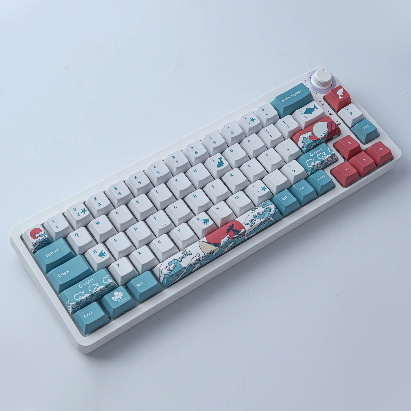 

GMK Coral Sea Keycaps 100 Keys PBT Dye Sublimation Cherry Profile Keycaps Set