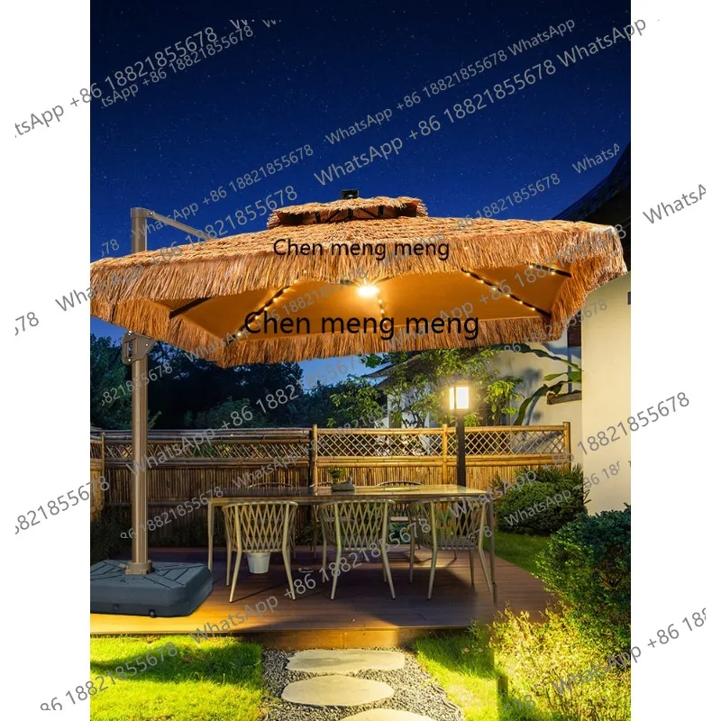 

Outdoor thatch shading, simulated straw umbrella, courtyard, beach commercial sun umbrella
