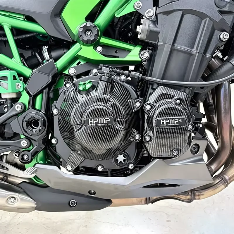 

Защитный кожух двигателя для мотоциклов Kawasaki Z900 2017-2026, 2024, 2023, 2022, Z900SE 2023. Защита крышек двигателя.