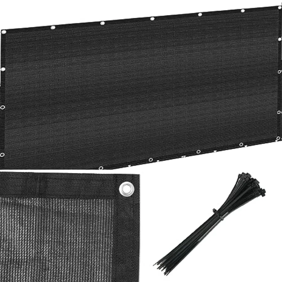 

Настраиваемый коммерческий экран-забор шириной 6 футов, 140 GSM, 6x15 футов