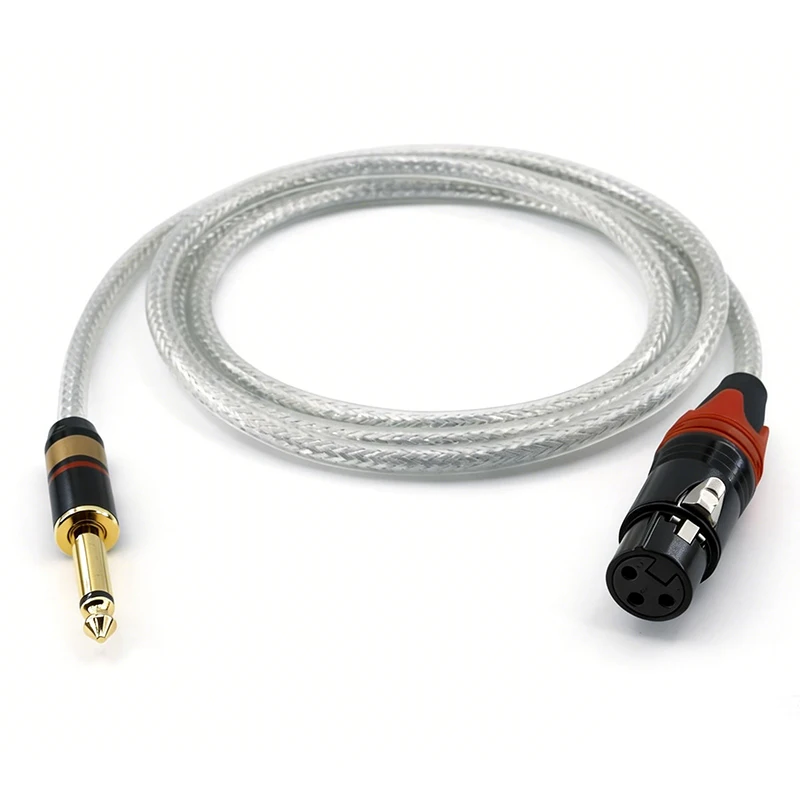 6.5mm to XLR Male Female Cable For Professional Recording Extension Line Balanced XLR Mixer Speaker Amplifier Live Microphone
