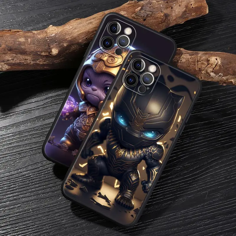 Baby Marvel Venom Groot Funda For iphone 15 14 Case For iPhone 11 12 13 Mini 14 15 Pro Max XS X 7 8 Plus SE Cute Case Soft Cover