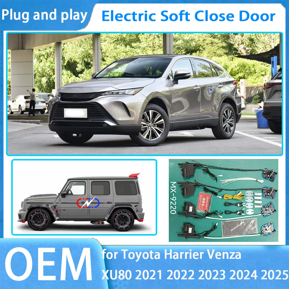 

for Toyota Harrier Venza XU80 2021-2025 OEM Car Soft Close Door System Automatic Electric Auto Pull Power Latch Power Closing