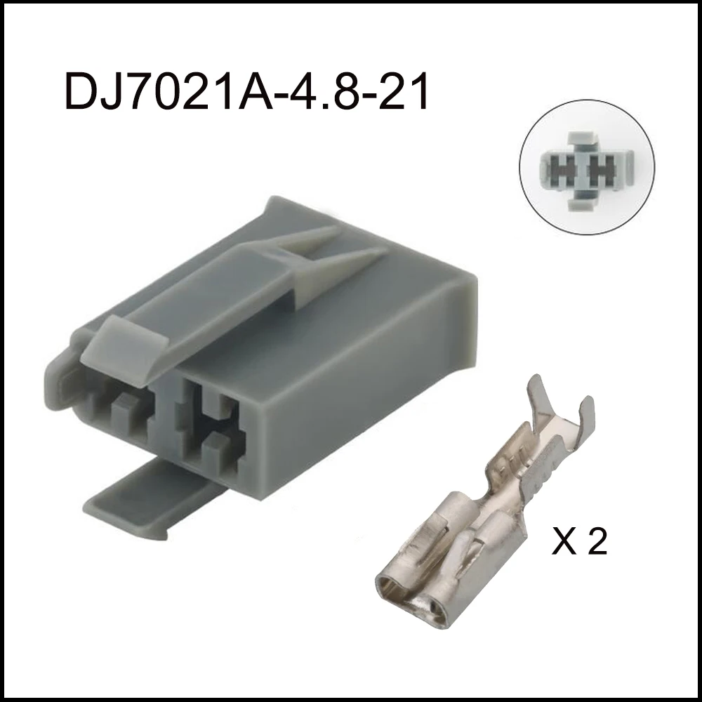 Imagem -05 - Conector Impermeável do Fio do Carro Cabo do Chicote Plugue Automotivo Incluem Terminais Selo Pin Dj7021y4.811 21 100set