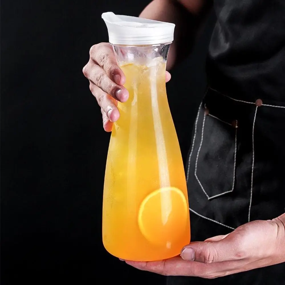 New Transparent Water Bottle Heat-resistant Plastic Juice Bottle Large Capacity Juice Cold Water Bottle