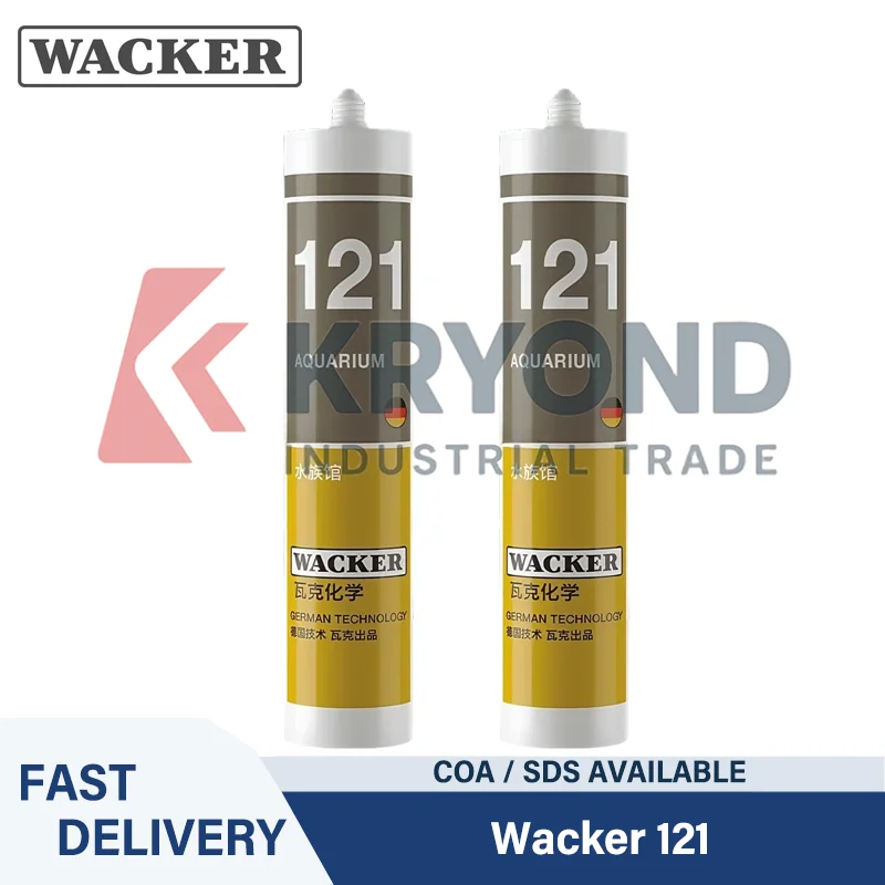 WACKER 121 300ml Industrial Neutral Silicone Sealant RTV Type Adhesive for Metal Plastic and Electrical Component Sealing