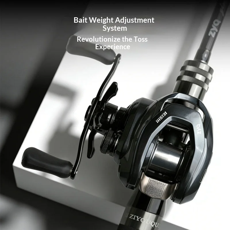 ZYQ Ziyouqu Baitcasting Reel DC Electronic Brake Smart Bait Weight Adjustment Long Casting Micro Lure Fishing For Bass Angling