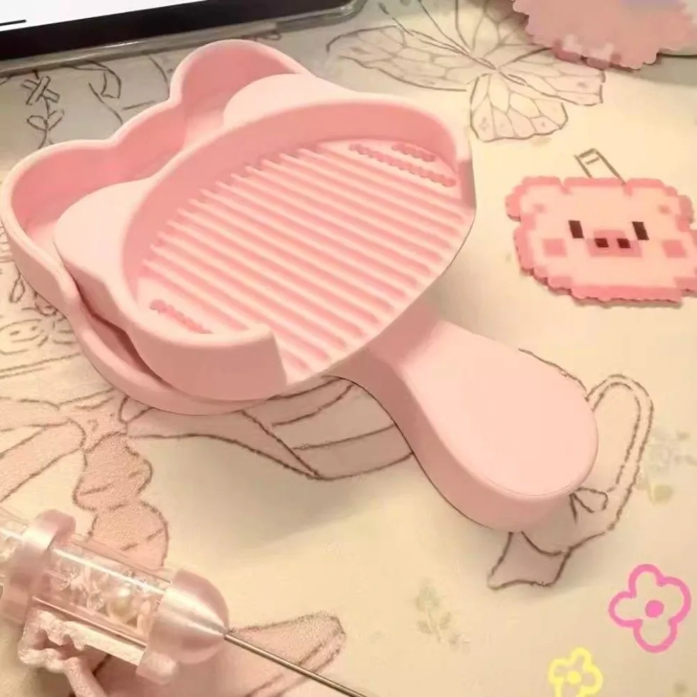 DIY Handmade Bean Shovel Plate Plastic Beads Mini 2.6mm Fuse Bean Shovel Cat Shape Handheld Perler Bead Tool Handmade Beads