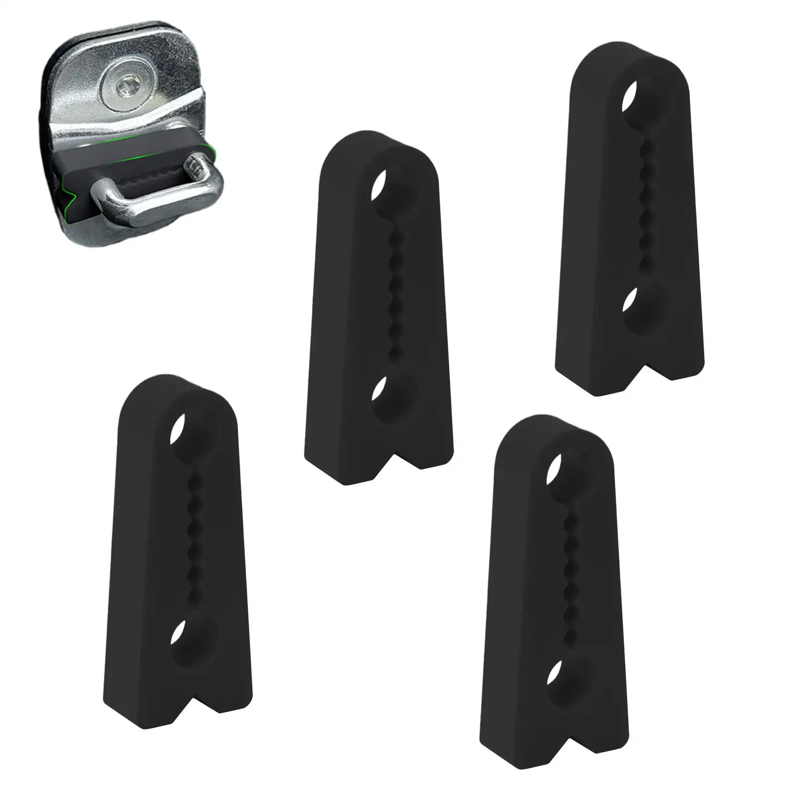 Car Door Lock Sound Deadener Damper Buffer For Lada Granta Kalina Datsun Rattling Screaks Quiet Noise Deaf Soundproofing Seal