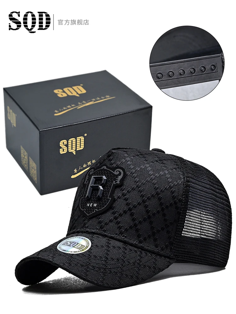 1pc high top hat men's summer breathable sun hat men's sun hat women's sun hat duck tongue hat truck driver hat