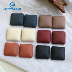 WFFNNKC 10PCS Geometric Round Square Heart Flat Back Resin Cabochon Patch Materials Woman Earrings Hairpin DIY Jewelry Accessory