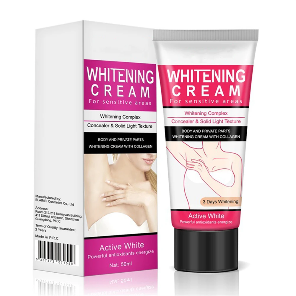 

60 Ml Cream Women Body Whitening Armpit Repair Odorless Lady Whitening Cream Skin Friendly Safe Pearl Delicate