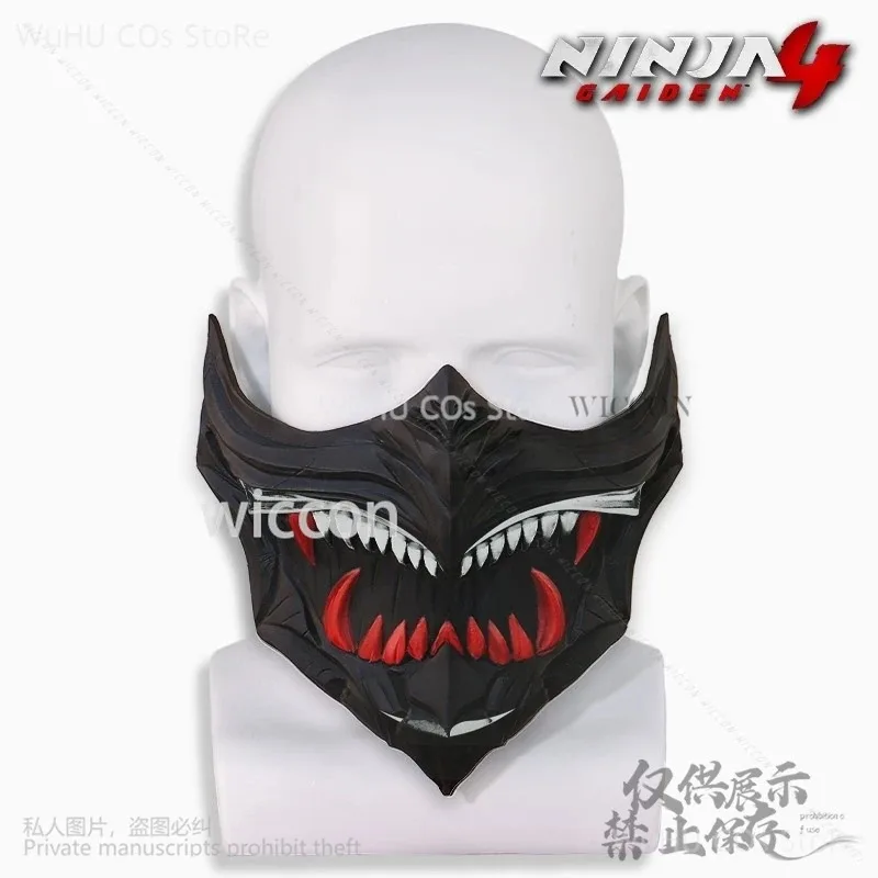 أنيمي لعبة النينجا جايدن 4 تأثيري 2 اللون اكسسوارات لجميع القديسين حفلة عيد الميلاد ثلاثية الأبعاد حمض البوليلاكتيك قناع الدعائم كوس مخصصة