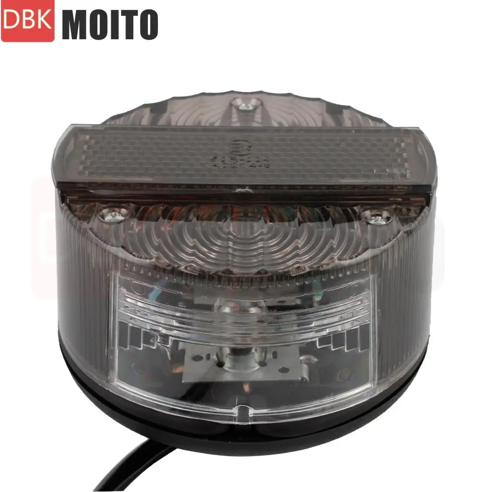 دراجة نارية الذيل الفرامل ضوء لوحة ترخيص مصباح ل MZ ETZ 150 250 251 301 ل Simson SR50 S51 لسوزوكي TS125 TS150 TS250 #6