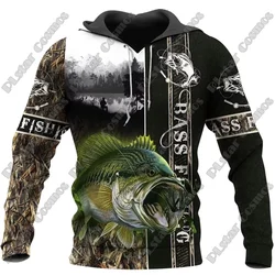 Sudadera pesca estampado 3D Unisex Harajuku KJ072