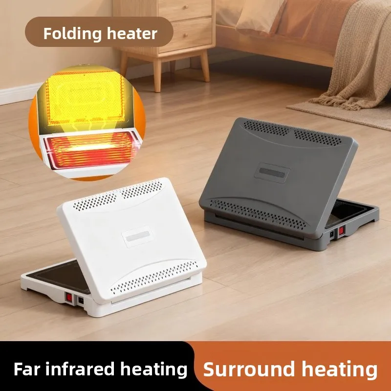 Electric Feet Heater Folding Portable Adjustable Thermostat Foot Warmer for Home Office Under Desk Feet Heated Warmers Winter