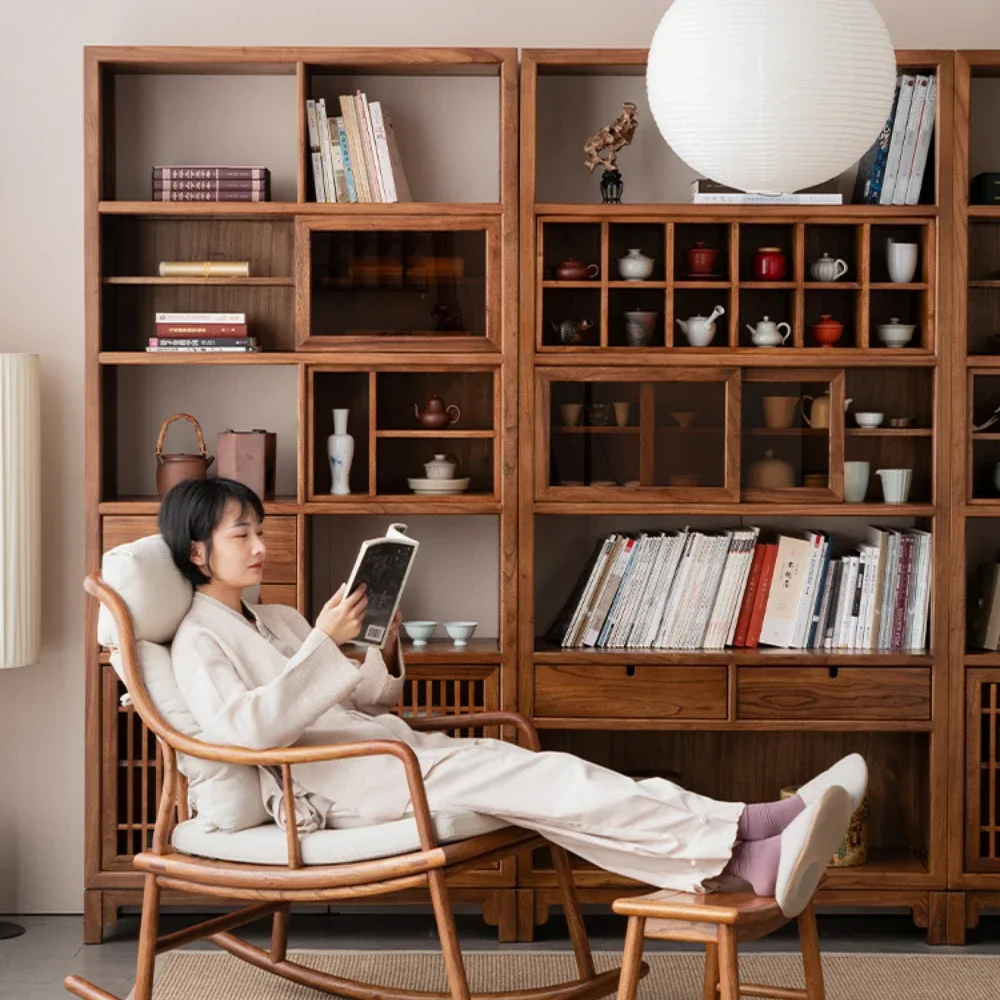 

Книжный шкаф, старый Elm, комбинированная книжная полка, встроенная мебель для учебы