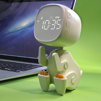 Alarm Clock Dinosaur Digital Alarm Clock for Bedroom Cartoon Bedside Clock Children's Sleep Trainier Night Lights Gifts