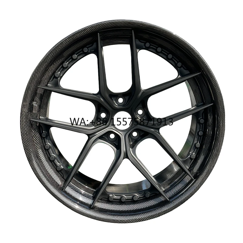 

Hot Sale Carbon Fiber Rim Aluminum Alloy Forged Wheels 16 17 18 19 20 21 22 23 24 Inch 5x112 5x114.3 5x120 Forged Wheels