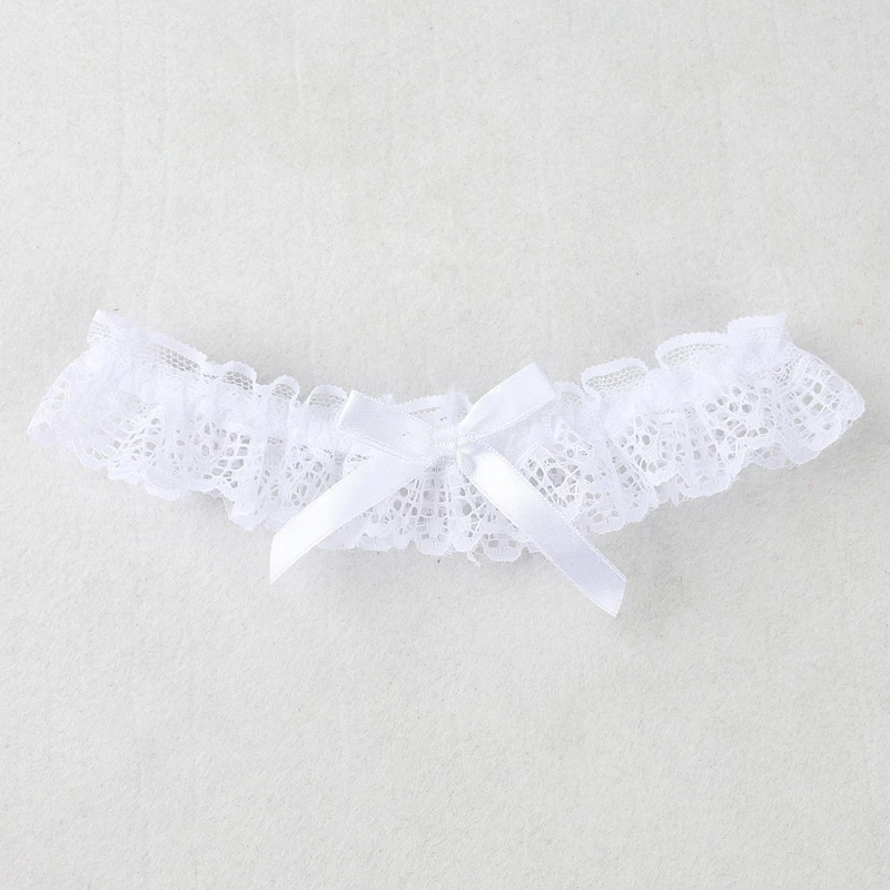 Women Girls Sexy Leg Garter Lace Bridal Lingerie Bowknot Wedding Party Cosplay Thigh Ring Belt Suspender Lace Garter