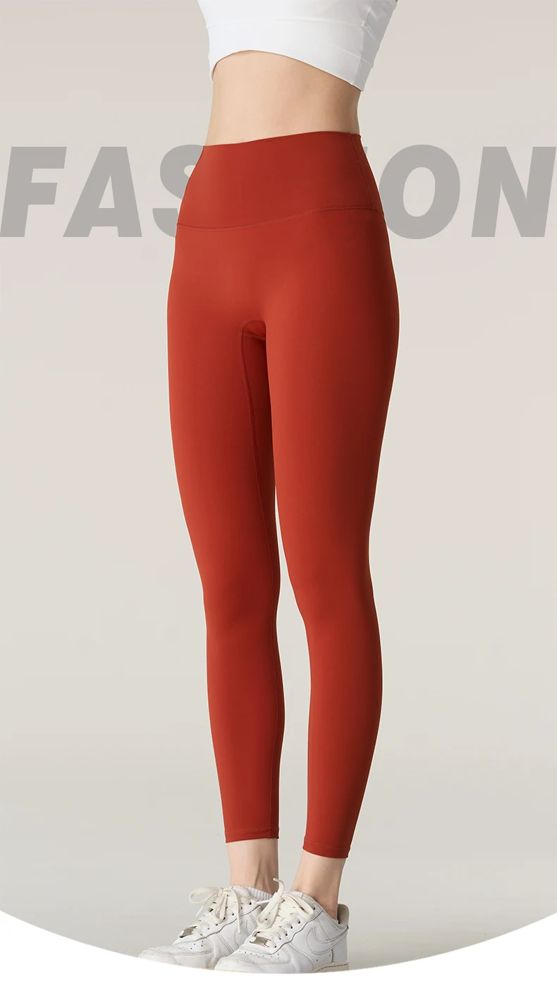 Hochgeschnittene Yoga-Leggings für Damen, ideal für Sommer-Workouts, hohe Elastizität, atmungsaktiv, formgebend, für Laufen, Outdoor-Aktivitäten, Freizeit, Radfahren und Yoga. – Detail 1