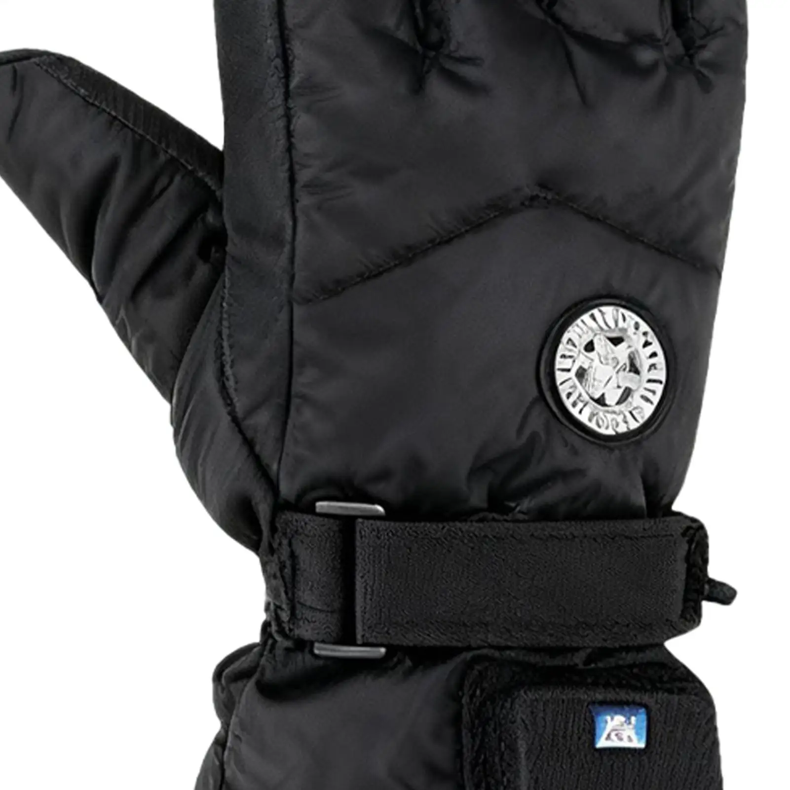 3가지 온도 설정으로 충전식 가열 장갑 겨울 전기 난방 방수 장갑 스키 스노보드 하이킹 캠핑용