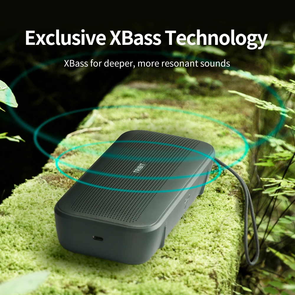 Tribit Stormbox Flow Portable Speaker 25w Power With Deep Bass, Ip67 Waterproof, Camping/hiking Wireless Speaker For Outdoor view 4