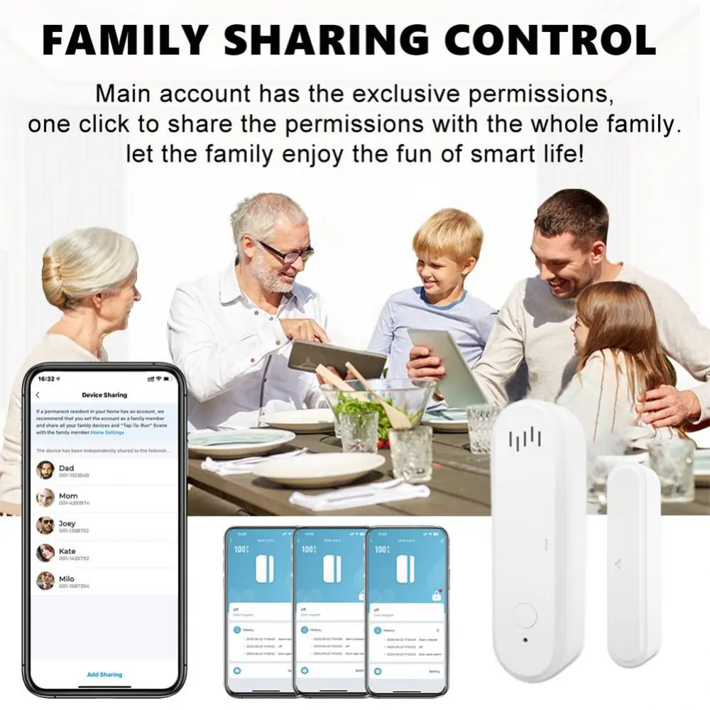 Tuya WiFi Smart Sound Light Siren Sensor 80dB Smart Life Remote Control Siren Home Security System Work with Alexa Google Home