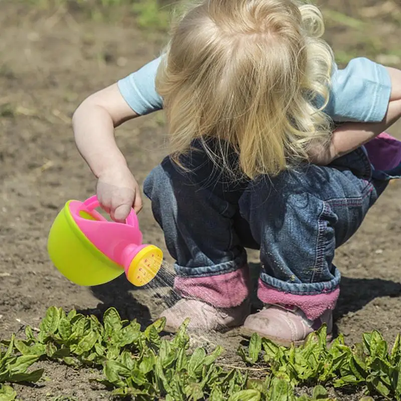 1 szt. Konewka zabawka wanienka do kąpieli zabawka plastikowa konewka zabawki plażowe przenośna Mini woda roślinna może do kąpieli zabawka dla dzieci prezent dla dzieci