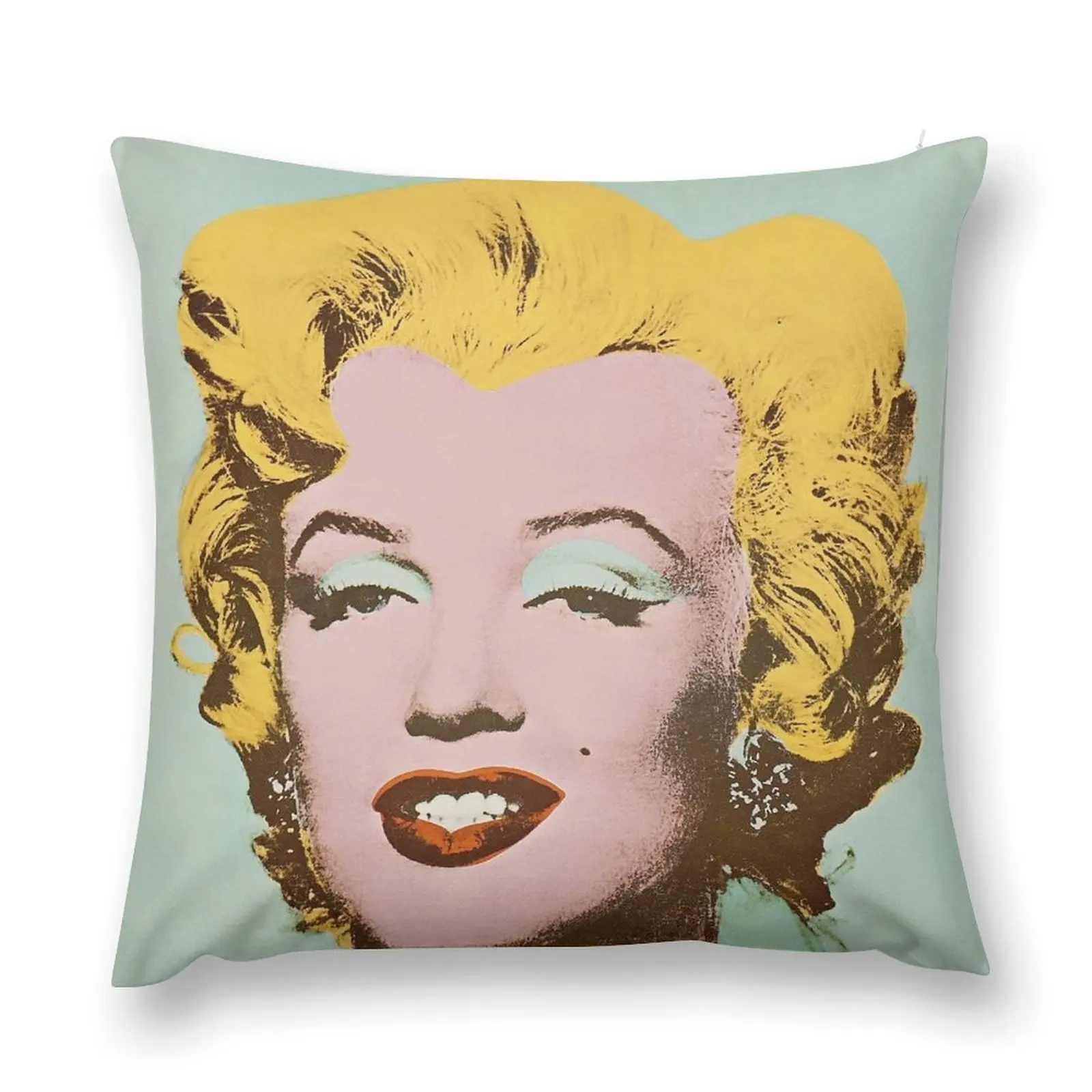 Andy Warhol Exhibition poster 1971 Throw Pillow Pillows Aesthetic covers for pillows pillow