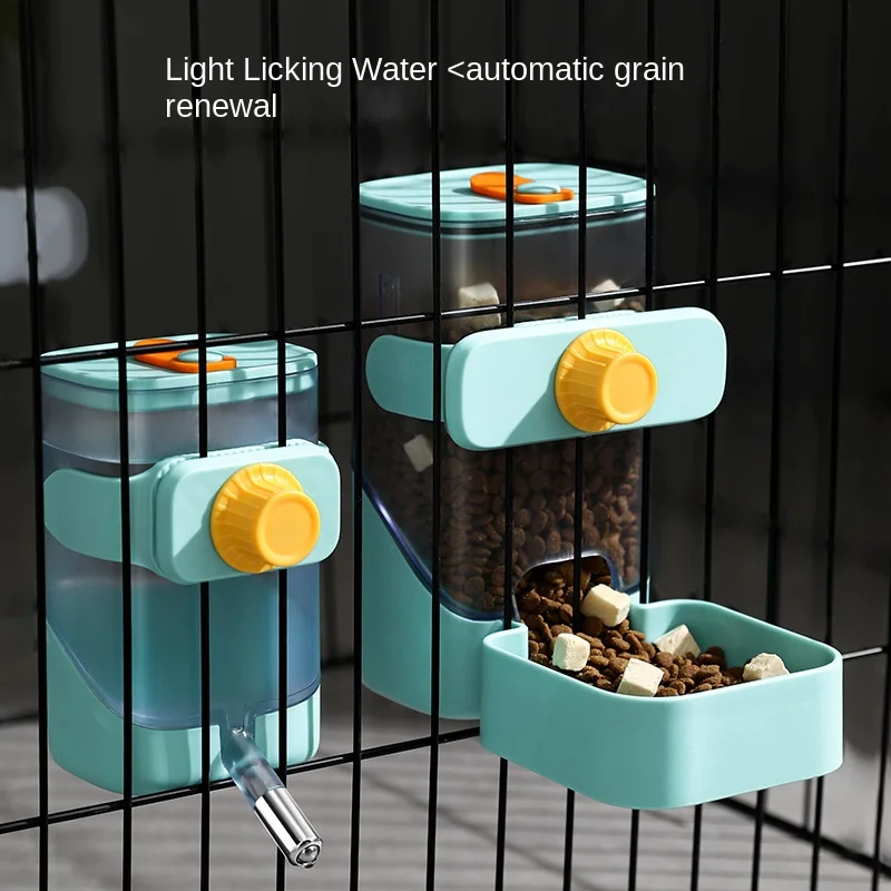 Cat Automatic Hanging Cage Water Dispenser Hanging Cage Water Dispenser Automatic Feeder