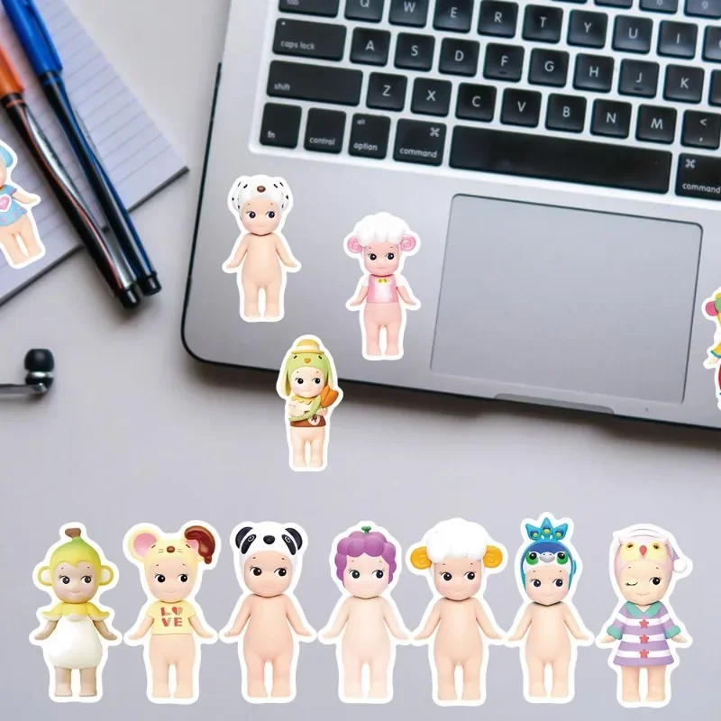 50pcs Sonny Angel Graffiti สติกเกอร์การ์ตูนน่ารักกระเป๋าเดินทางแล็ปท็อปกันน้ําตกแต่งเครื่องเขียนสติกเกอร์อุปกรณ์ของเล่นเด็กของขวัญ