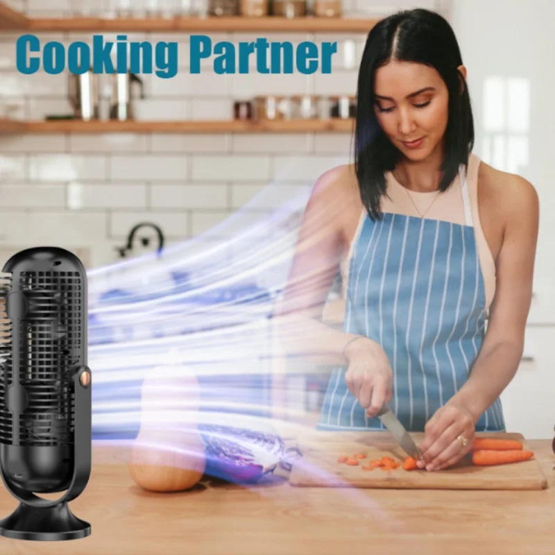 

Бесшумный безлопастной настольный вентилятор, портативный настольный циркулятор воздуха с USB-зарядкой для офиса, спальни, персонального охлаждения, небольшой вентилятор