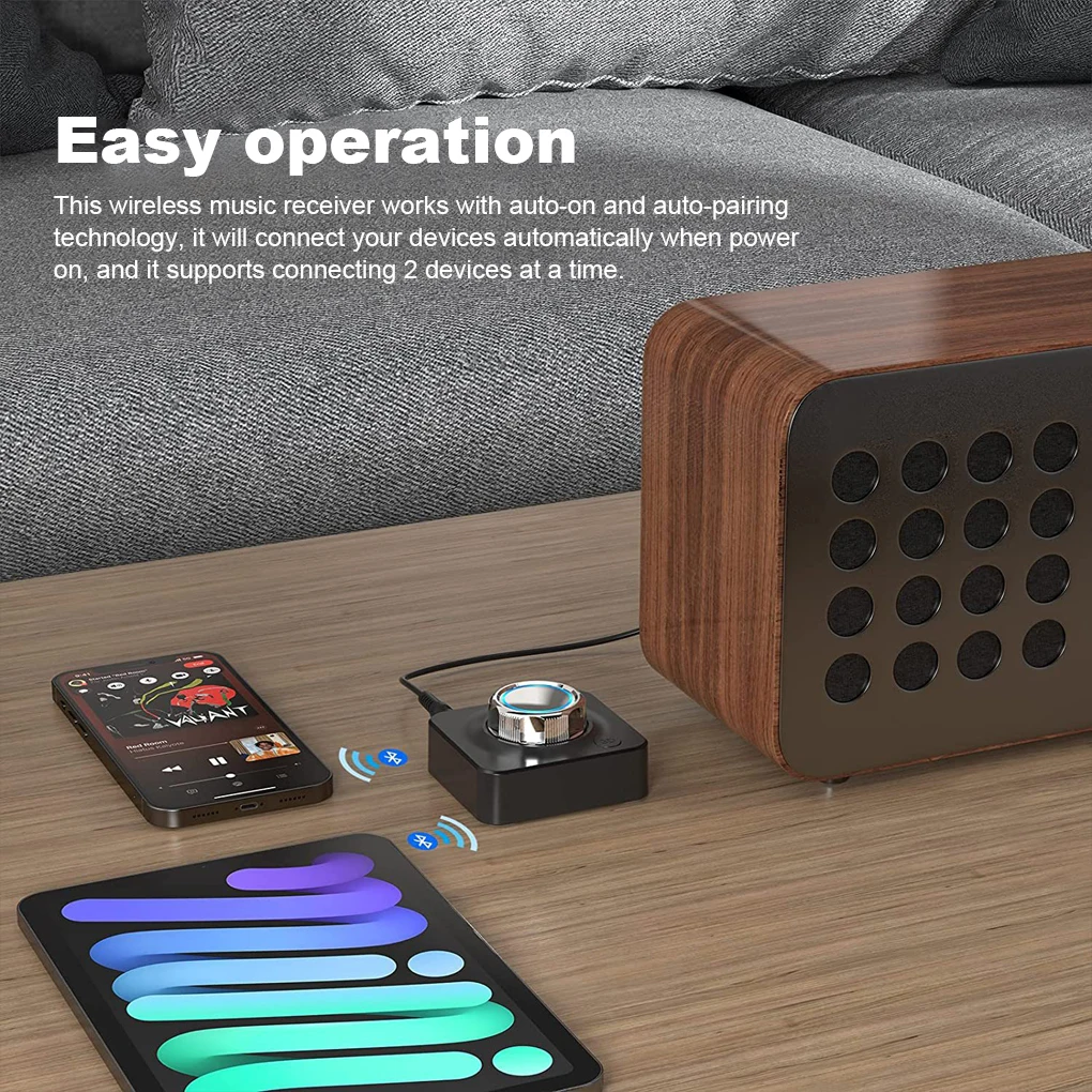 Bluetooth互換の音楽受信機,ステレオアダプター,tfメモリカード,ポータブル,スマートフォン,ストリーミングサウンドアンプ